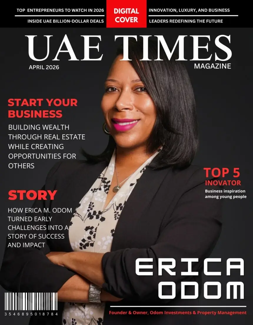UAE Times Cover April 2026 Erica Odom